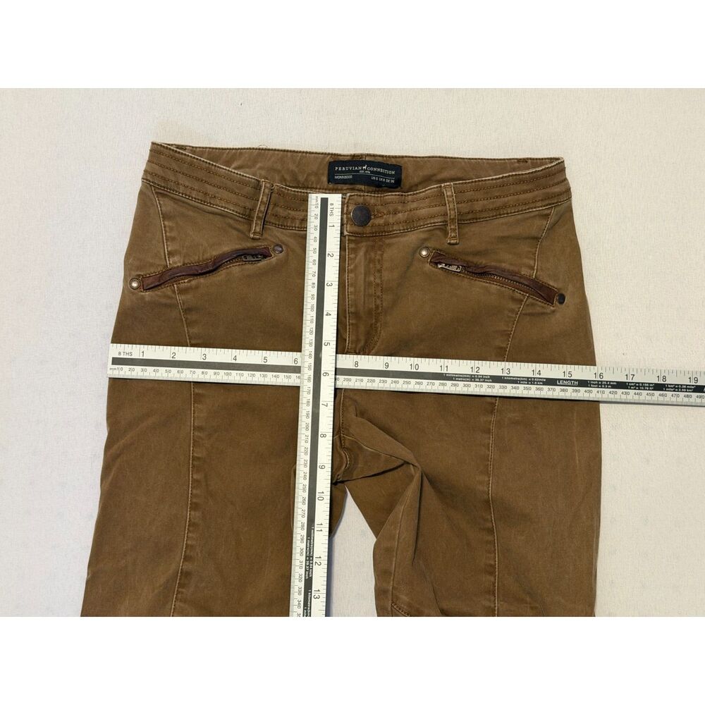 Peruvian Connection Brown Motorcycle Pant | Size 6 - Picture 7 of 9